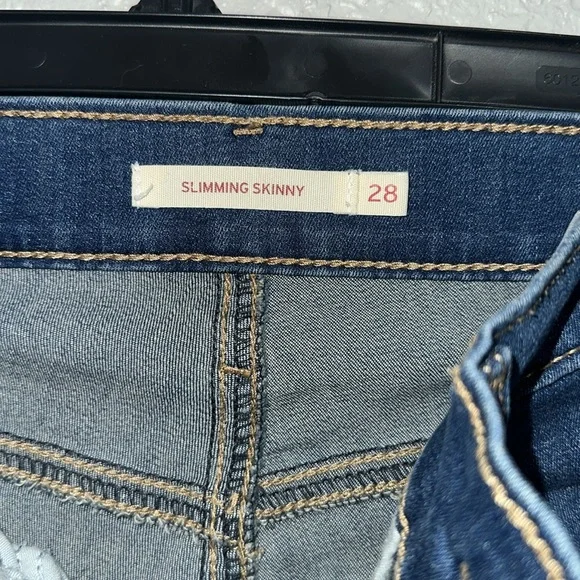 Levi’s slimming skinny jeans EUC Size 28 - Picture 7 of 12